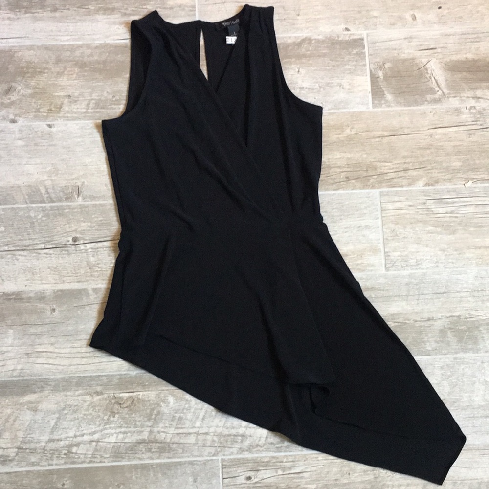 WHBM asymetrical blouse